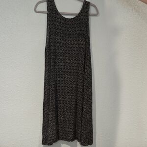 Black Patterned Dress